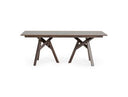 Cleveland - Contemporary Glass and Walnut Dining Table