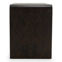 Guzman - Modern Dark Burl Writing Desk, view 4