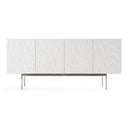 Maze Modern White High Gloss Bookcase