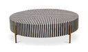 Chameau Medium Coffee Table Black and White