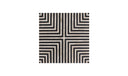 Terning Side Table Black and White