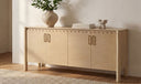 Wiley 4 Door Sideboard Natural