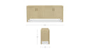 Wiley 4 Door Sideboard Natural