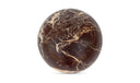 Odessa Sphere Tabletop Accent Red Levanto Marble