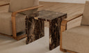 Rosa Accent Table Rosso Levanto Marble
