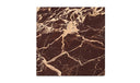 Rosa Accent Table Rosso Levanto Marble