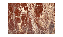 Rosa Accent Table Rosso Levanto Marble