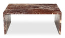 ROSA COFFEE TABLE ROSSO LEVANTO MARBLE