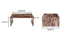 Rosa Coffee Table Rosso Levanto Marble