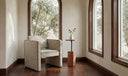 Caro Side Table Rosso Alicante Marble