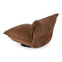 Hagen - Modern Camel Velvet + Chrome Swivel Accent Chair