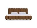 Harris - Modern Brown Fabric Bed
