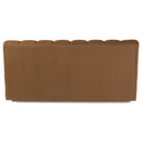 harris - modern brown fabric bed