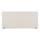Harris - Modern Off-White Fabric Bed