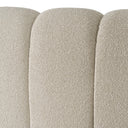 Harris - Modern Off-White Fabric Bed
