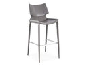 Hayes Modern Grey Eco-Leather Bar Stool (Set of 2)