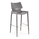 Hayes Modern Grey Eco-Leather Bar Stool (Set of 2)