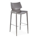 Hayes Modern Grey Eco-Leather Bar Stool (Set of 2)
