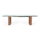 Helena - Modern Extendable Glass Dining Table - Large