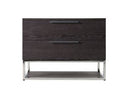 Helenora - Modern Grey Elm Nightstand