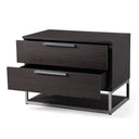 Helenora - Modern Grey Elm Nightstand