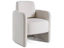 Hermosa - Modern White Fabric Dining Chair