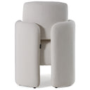 Hermosa - Modern White Fabric Dining Chair