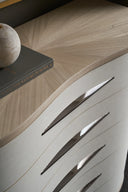 Meandrous Tall Chest - Deep Bronze Metal by Caracole, view 3