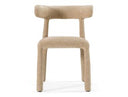 Homan - Modern Beige Velvet Dining Chair