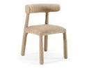 Homan - Modern Beige Velvet Dining Chair