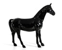 Black Full Size Horse Sculpture