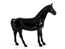 Black Full Size Horse Sculpture