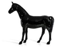 Black Full Size Horse Sculpture