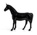 Large Dog - Black + Multi-Color Sculpture