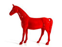 Red Full Size Horse Sculpture