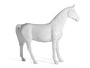 White Full Size Horse Sculpture