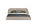 Hortman - Modern Beige Velvet Bed