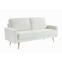 Huffine - Modern Grey Fabric Sofa