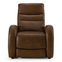 Huslia - Modern Brown Leather Zero Gravity Recliner Chair