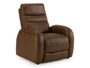 Huslia - Modern Brown Leather Zero Gravity Recliner Chair