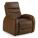 Huslia - Modern Brown Leather Zero Gravity Recliner Chair