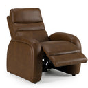 Huslia - Modern Brown Leather Zero Gravity Recliner Chair