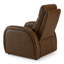 Huslia - Modern Brown Leather Zero Gravity Recliner Chair