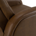Huslia - Modern Brown Leather Zero Gravity Recliner Chair