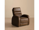 Huslia - Modern Brown Leather Zero Gravity Recliner Chair