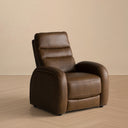 Huslia - Modern Brown Leather Zero Gravity Recliner Chair