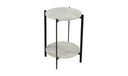 Melanie Accent Table White