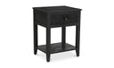 Corrine Nightstand Antique Black