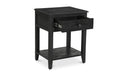 Corrine Nightstand Antique Black