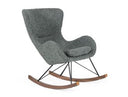 Susan Modern Blue Leatherette Lounge Chair